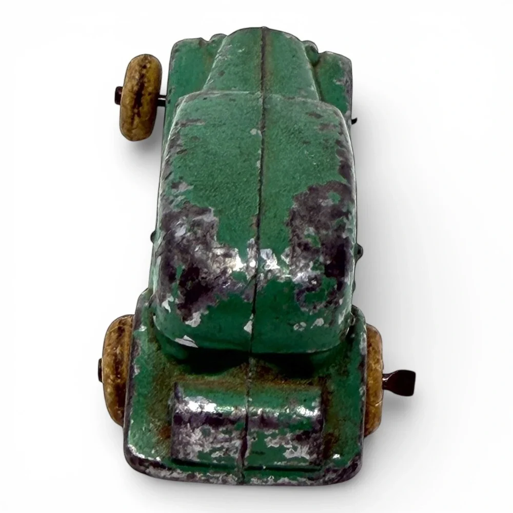 Vintage 1930s Lincoln White Metal‎ Works Graham Slush Car Toy Kansas Barclay